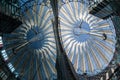 Futuristic roof at Sony Center, Potsdamer Platz, Berlin, Germany Royalty Free Stock Photo