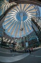 Futuristic roof at Sony Center, Potsdamer Platz, Berlin, Germany Royalty Free Stock Photo