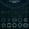 Circular, Sci-fi HUD end FUI interface