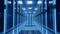 Server Room Data Center Modern Network and Technology Royalty Free Stock Photo