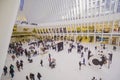 Futuristic Shopping Mall in New York - the new Westfield at World Trade Center- MANHATTAN - NEW YORK - APRIL 1, 2017