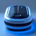 Futuristic Smart Device with Glowing LEDs Royalty Free Stock Photo