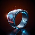 Futuristic Smart Ring Concept with Brainwave Interface