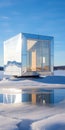 Futuristic Snow Cabin With Reflective Cladding: A Cubo-futurism Inspired Retreat