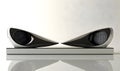 Futuristic Stereo Speakers Royalty Free Stock Photo