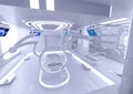 Futuristic surgery room