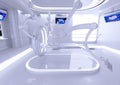 Futuristic surgery room