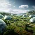 Futuristic Sustainable Farm