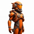 Futuristic Tactical Suit Royalty Free Stock Photo