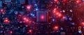 Futuristic Tech Symphony: CPUs and Quantum Wonders. Concept Technology, Future, Innovation, Quantum