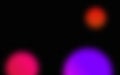 Futuristic techno dots. Cosmic pixelation.