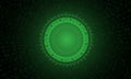 Futuristic technology concept based matrix coding.