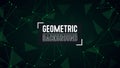Futuristic technology style. Data connection concept. Network connection structure. Abstract geometrical tangles background.