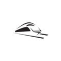 Futuristic train logo design vector template Royalty Free Stock Photo