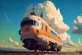 Futuristic transport train