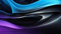 Futuristic trendy wavy abstract design wallpaper background