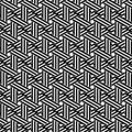 Futuristic triangle illusion pattern seamless background