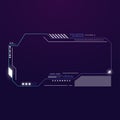 Futuristic UI frame