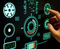 Futuristic user interface concept