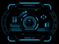 Futuristic user interface HUD