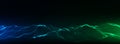Futuristic vector technology wave. Digital cyberspace. Abstract wave with moving particles on background. Big data analytics Royalty Free Stock Photo