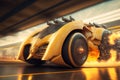 A futuristic vehicle. Created using generative AI