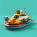 Futuristic Victorian Hovercraft: Playful Character Design In Zbrush