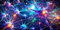 A Futuristic Visualization of Glowing Neural Networks Exploring the Intricate Connections of Artificial Intelligence