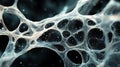 futuristic visualization neural growth animated