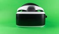 Futuristic VR Headset on Green Screen Royalty Free Stock Photo