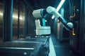 Futuristic Warehouse: Robots in Charge of Logistics and Transportation