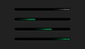 futuristic web progress slider bar element in set Royalty Free Stock Photo