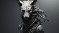 Futuristic Wolf Monster Head Sculpture Inspired By Cryengine And Januz Miralles