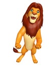 Fuuny Lion cartoon character