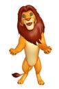 Fuuny Lion cartoon character