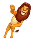 Fuuny Lion cartoon character