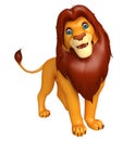 Fuuny Lion cartoon character Royalty Free Stock Photo