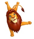 Fuuny Lion cartoon character