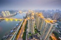 Fuzhou, China Cityscape Royalty Free Stock Photo