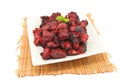 Fuzhou roast pork in Red Vinasse or Red Yeast Rice paste Royalty Free Stock Photo