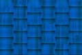 Fuzzy blue background with architectonic 3d shadows Royalty Free Stock Photo