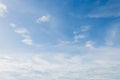 Fuzzy cloud on the blue sky