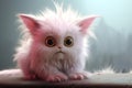 Fuzzy cute beasty. Generate Ai Royalty Free Stock Photo
