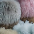 A fuzzy and fluffy texture with cotton candy and fluffy animals3, Generative AI