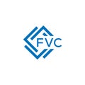 FVC letter logo design on white background. FVC creative circle letter logo . FVC letter design Royalty Free Stock Photo