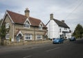 Fowlmere High Street, Cambrigeshire, UK Royalty Free Stock Photo