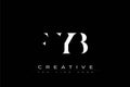 FYB abstract letter logo design Royalty Free Stock Photo