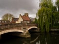 Fye Bridge over the River Wensum in the city of Norwich Royalty Free Stock Photo