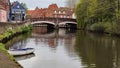 Fye Bridge, River Wensum, Norwich, Norfolk, England, UK Royalty Free Stock Photo