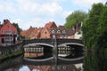 Fye Bridge, River Wensum, Norwich, England Royalty Free Stock Photo